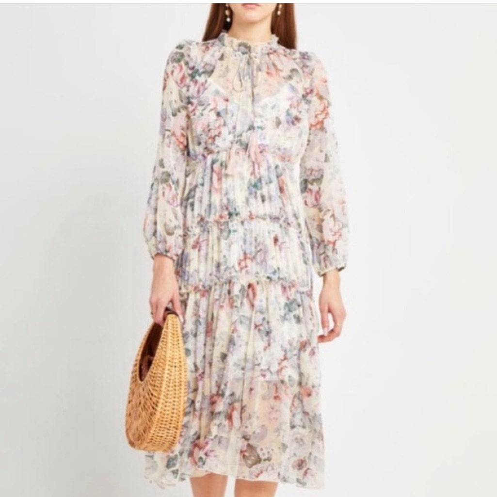 O.P.T One Pretty Time Multi Floral Dress